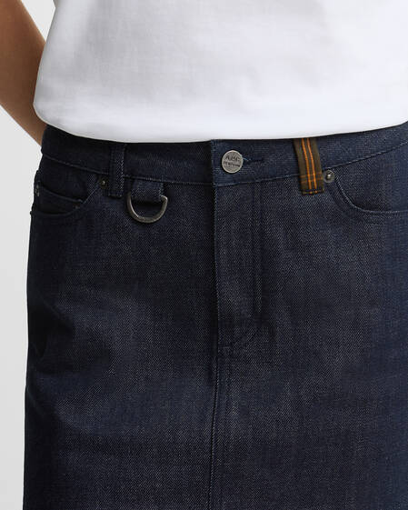 Barbour x A.P.C. Denim Mini Skirt