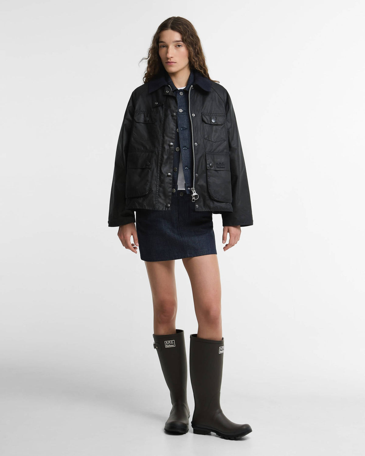 Barbour x A.P.C. Spey Waxed Jacket