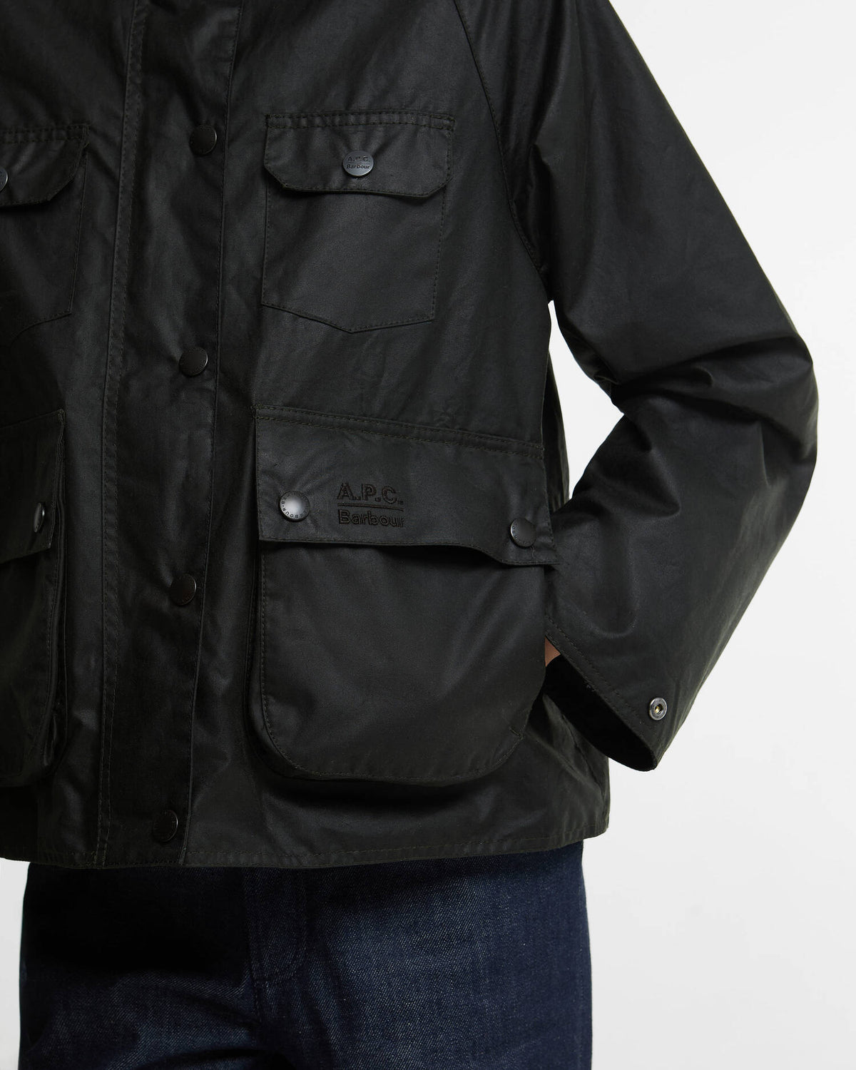 Barbour x A.P.C. Spey Waxed Jacket