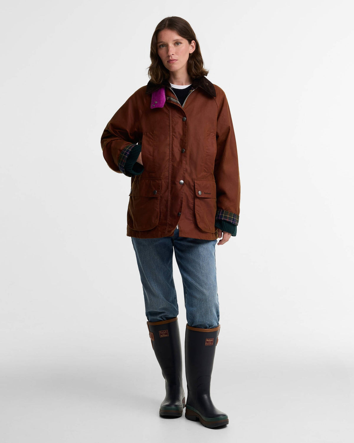 Paul Smith Loves Barbour Women's Beaufort Waxed Jacket