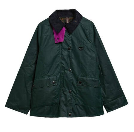 Paul Smith Loves Barbour Women's Long Spey Waxed Jacket