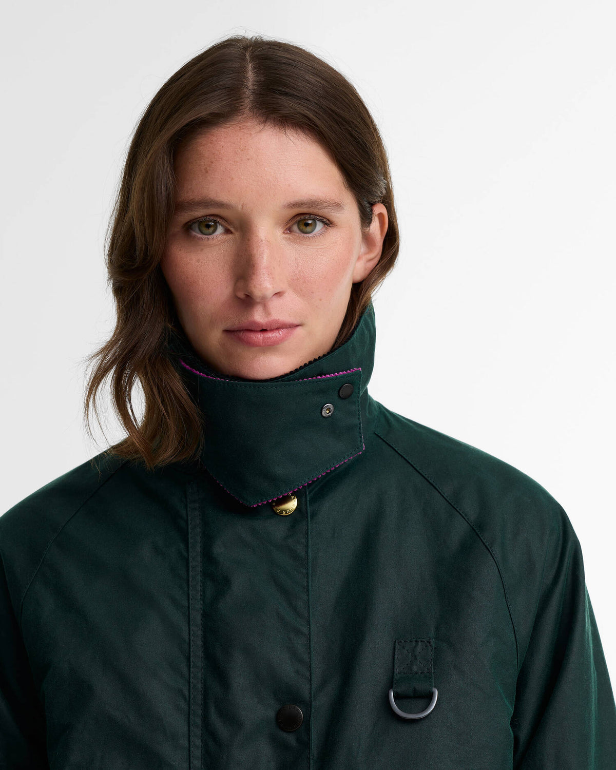 Paul Smith Loves Barbour Women's Long Spey Waxed Jacket