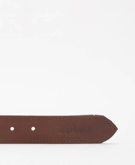Reversible Tartan Leather Belt