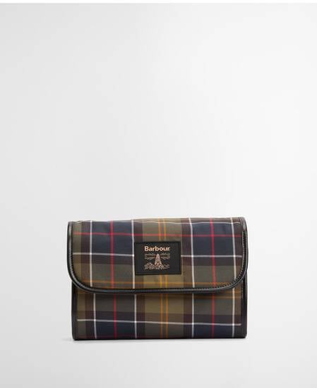 Tartan Hanging Washbag