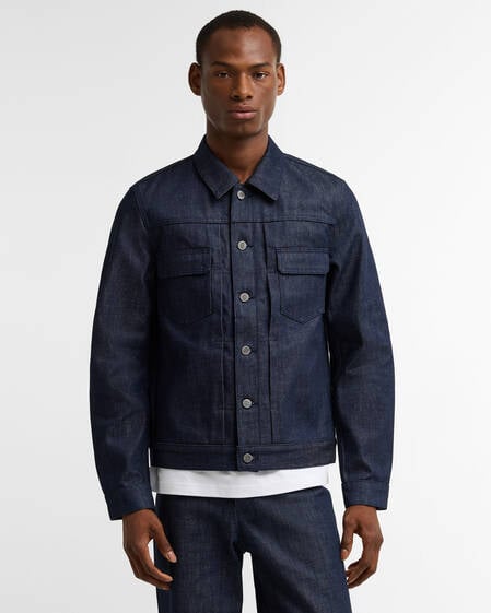 Barbour x A.P.C. Trucker Denim Jacket
