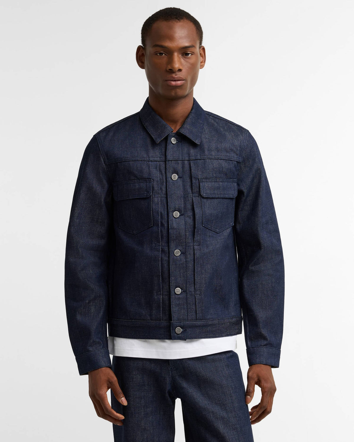 Barbour x A.P.C. Trucker Denim Jacket