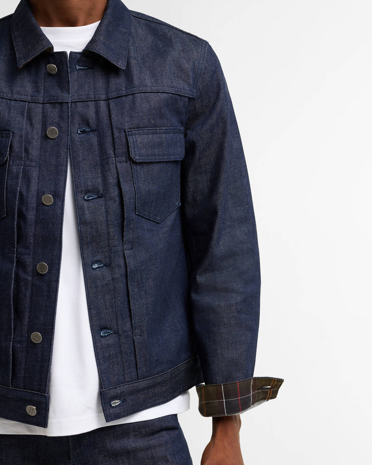 Barbour x A.P.C. Trucker Denim Jacket