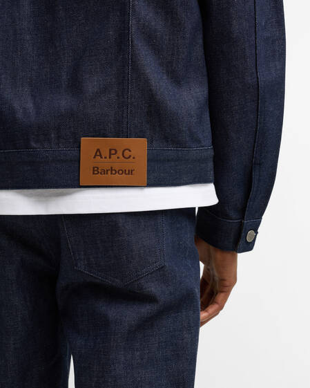 Barbour x A.P.C. Trucker Denim Jacket