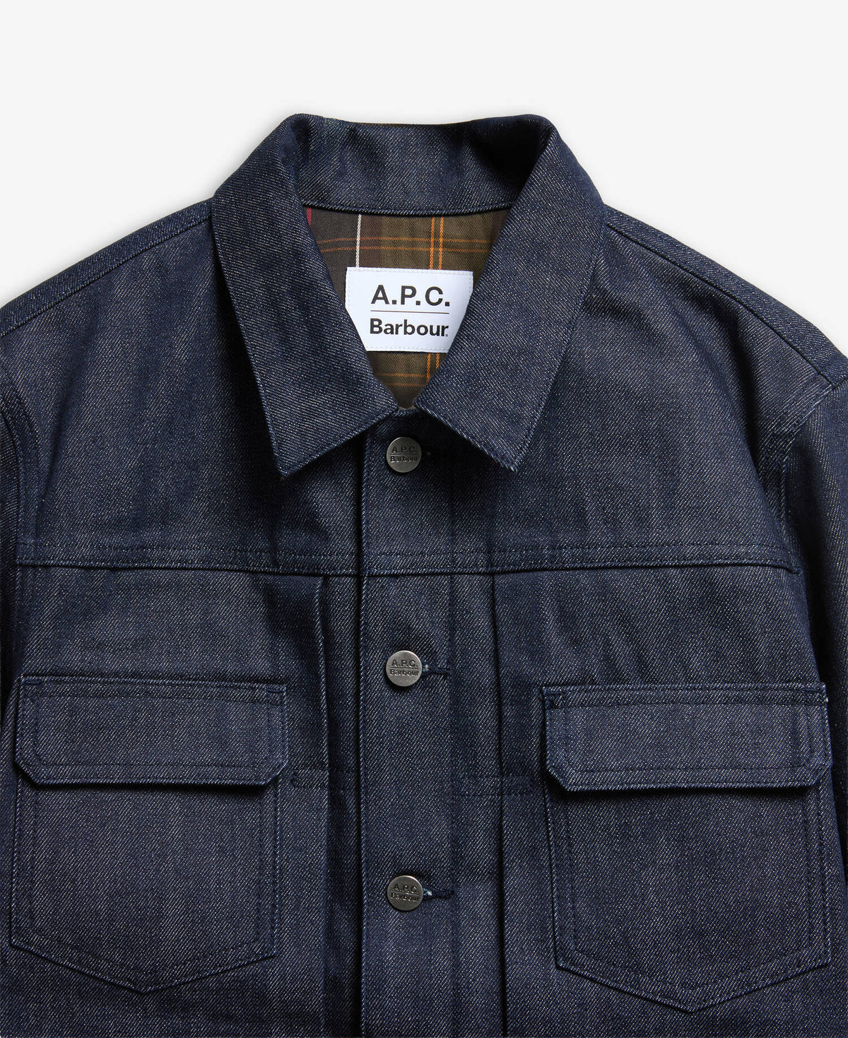 Barbour x A.P.C. Trucker Denim Jacket