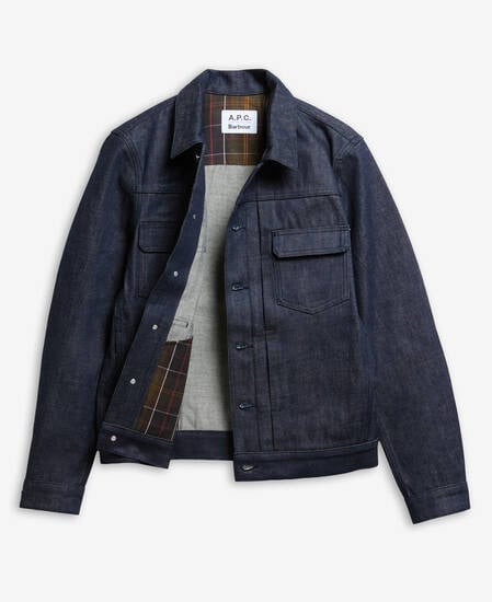 Barbour x A.P.C. Trucker Denim Jacket