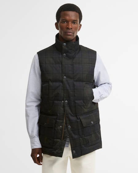 Lonnen Tartan Puffer Gilet