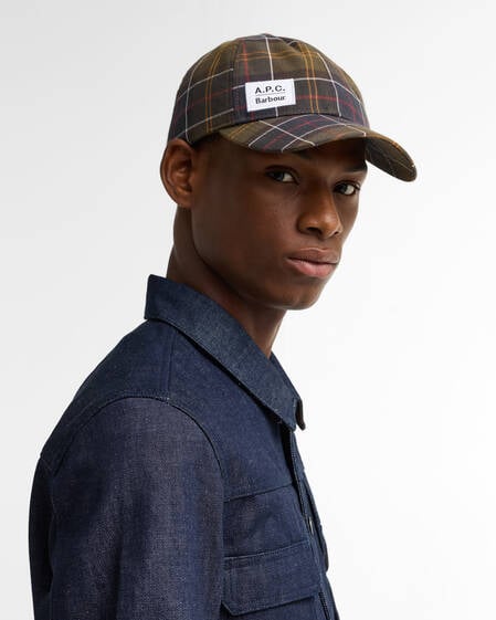 Barbour x A.P.C. Tartan Cap