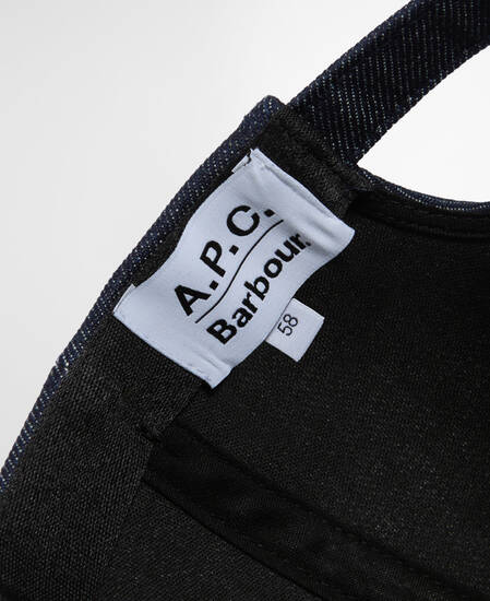 Barbour x A.P.C. Denim Cap