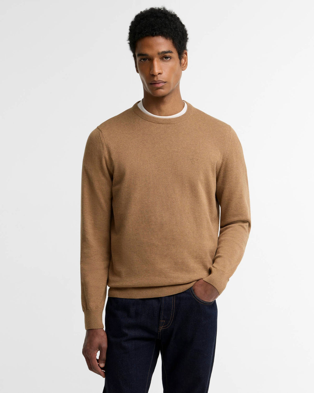 Pima Cotton Crew Neck Jumper