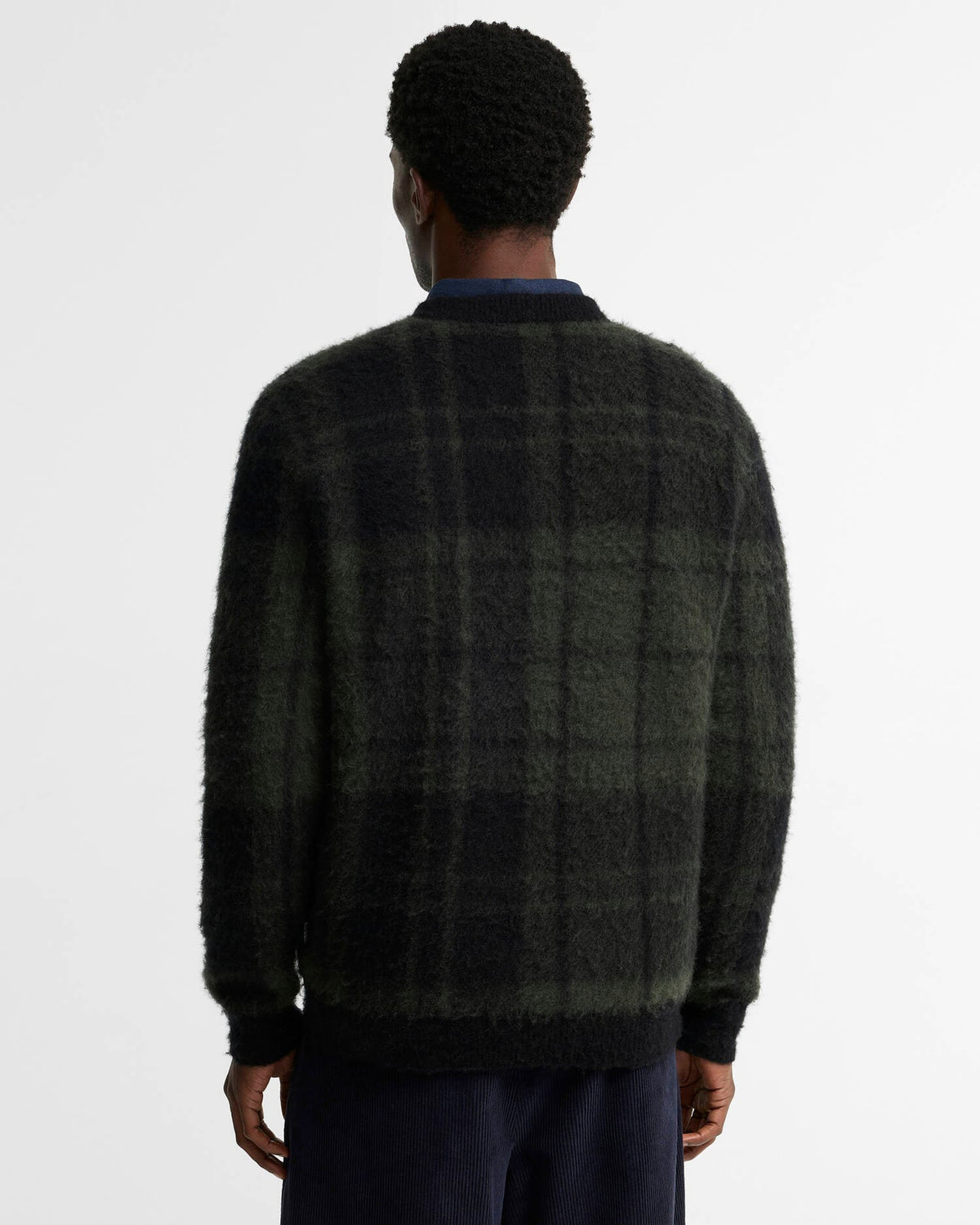Hunham Tartan V-Neck Jumper