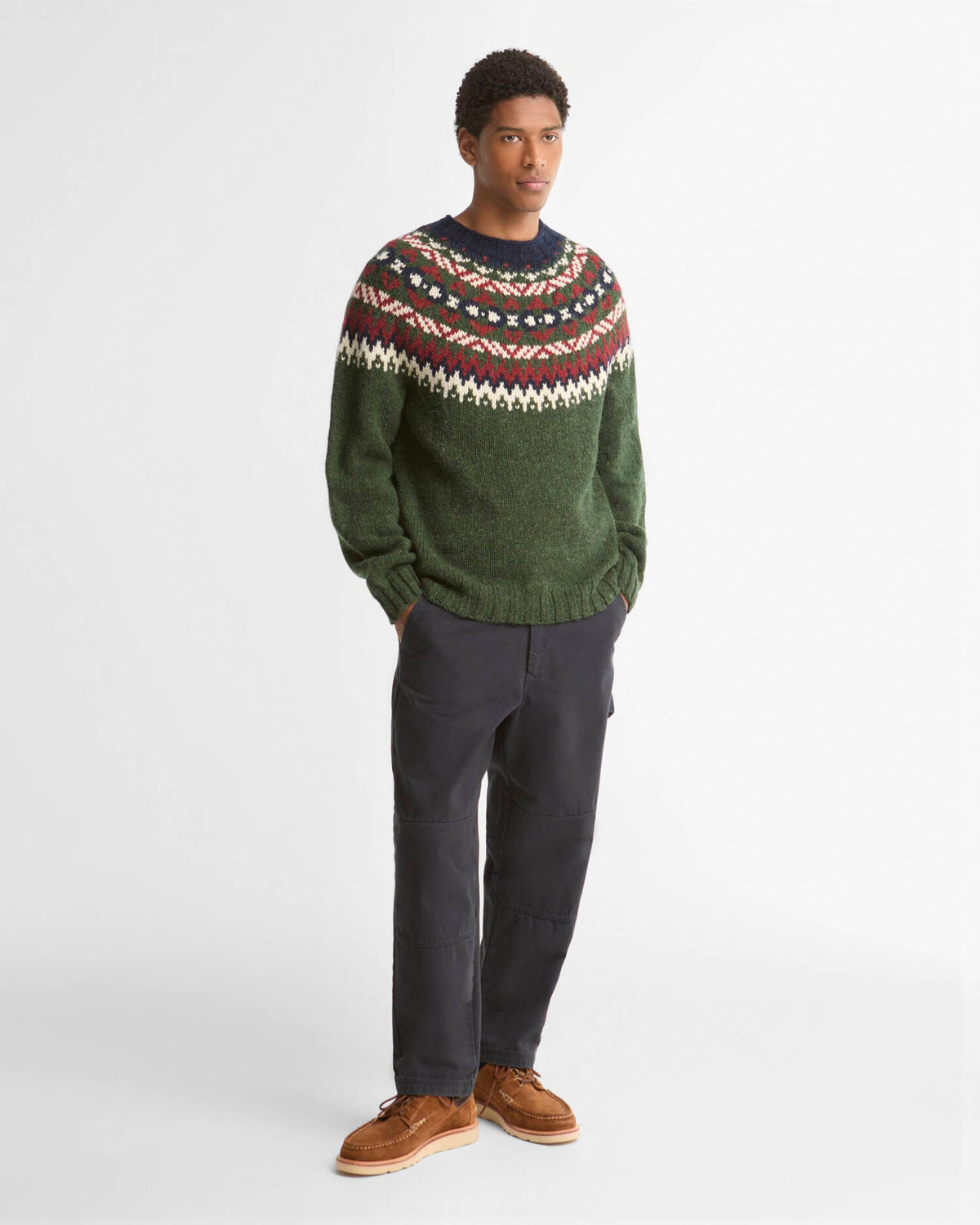 Fair Isle Made in Scotland Crew-Neck Jumper