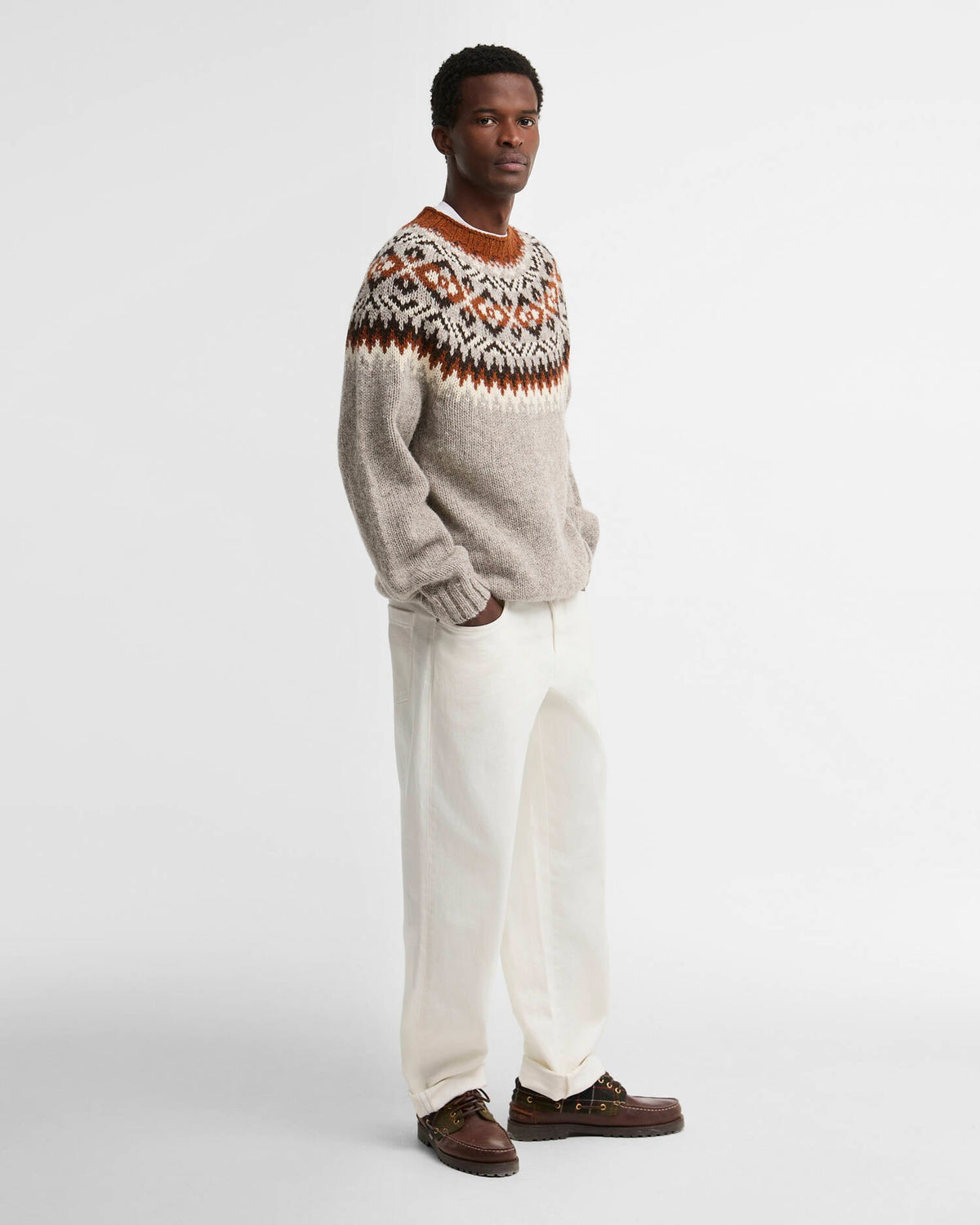 Fair Isle Made in Scotland Crew-Neck Jumper