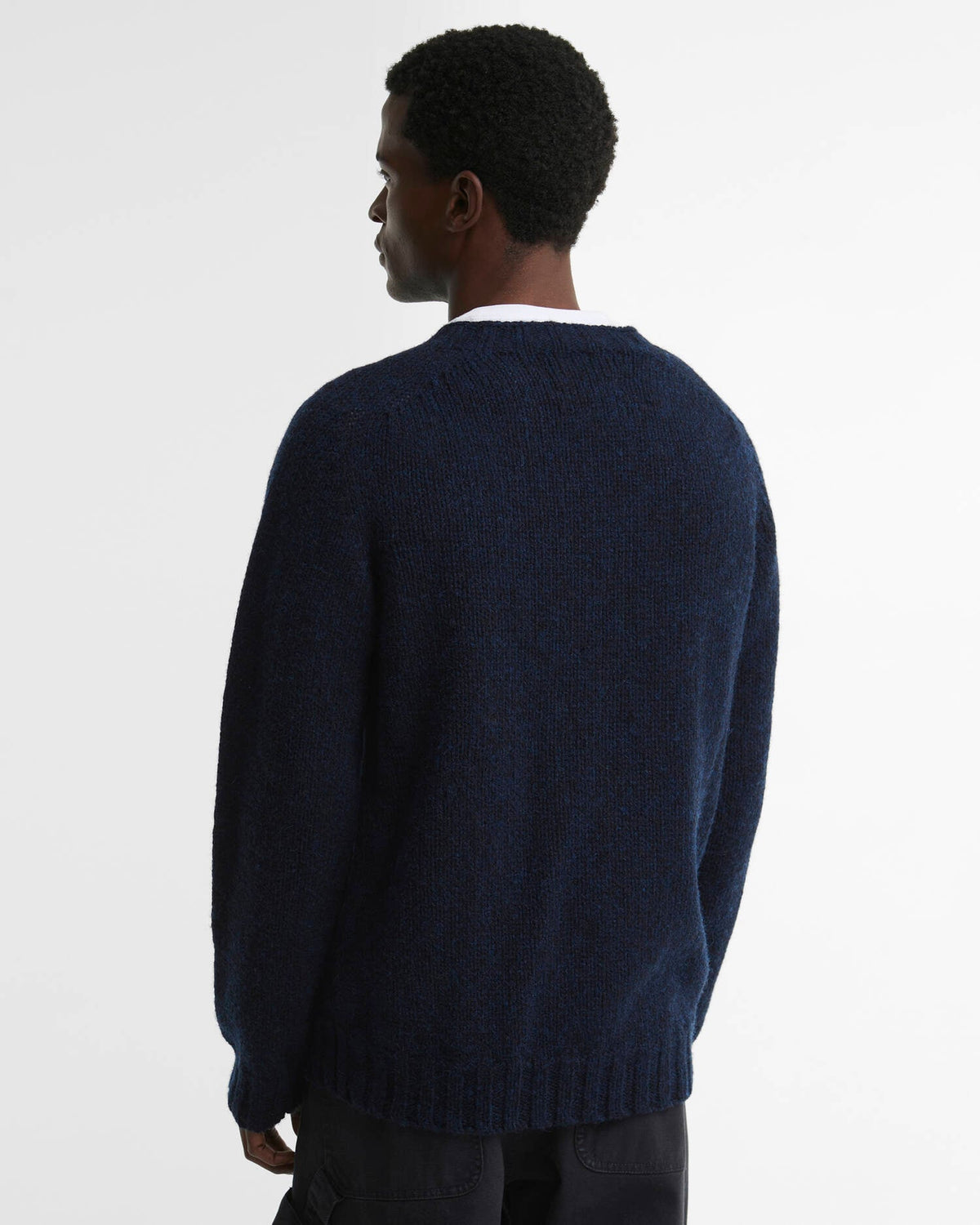 Made in Scotland Natural Yarn Cable-Knit Jumper
