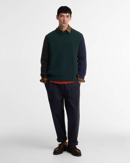 Paul Smith Loves Barbour Tyne Cable-Knit Jumper