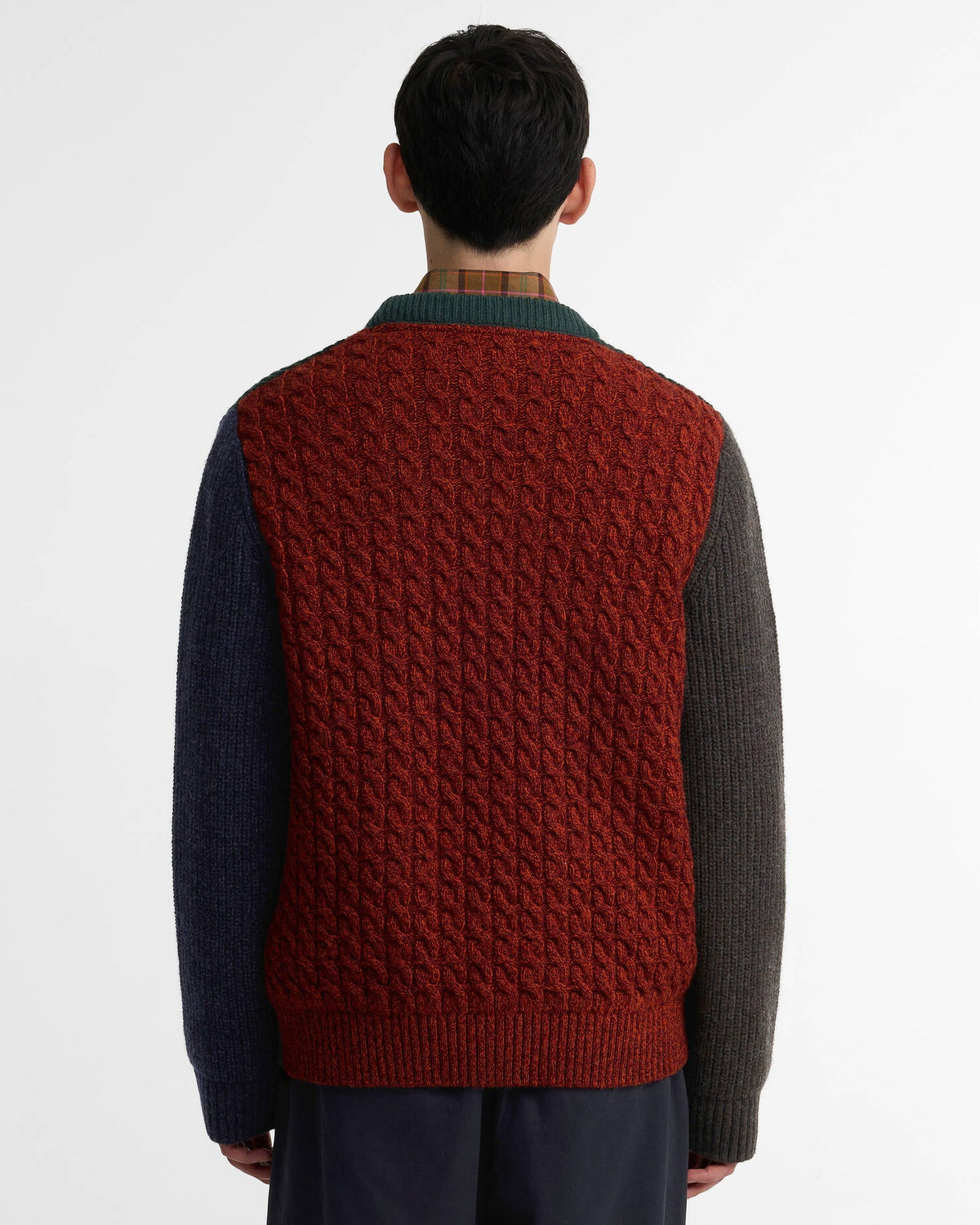 Paul Smith Loves Barbour Tyne Cable-Knit Jumper