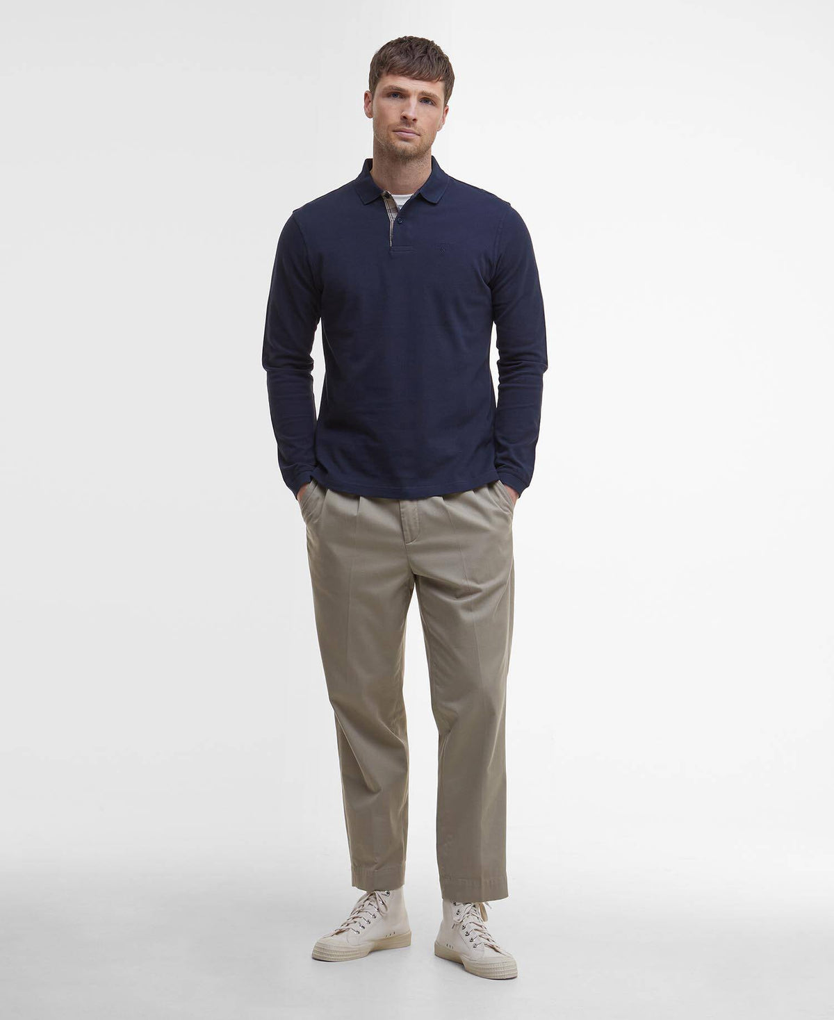 Essential Long-Sleeved Polo Shirt