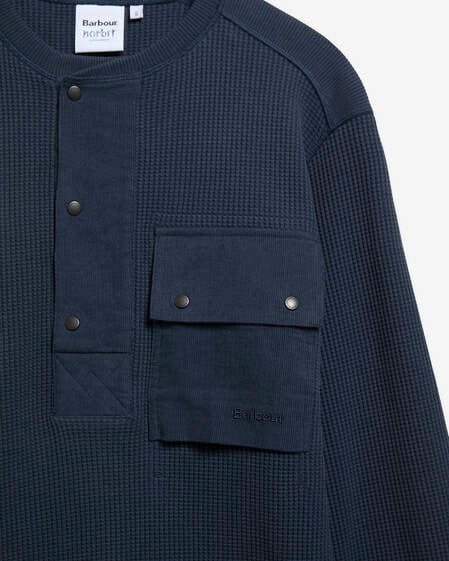 Barbour x Norbit Relaxed Waffle Shirt