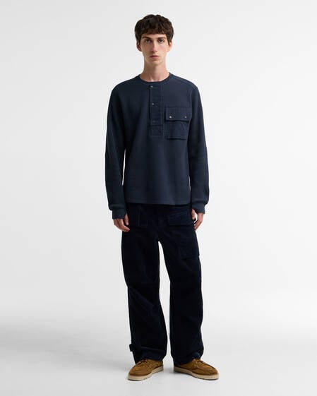 Barbour x Norbit Relaxed Waffle Shirt