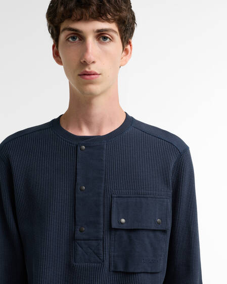 Barbour x Norbit Relaxed Waffle Shirt
