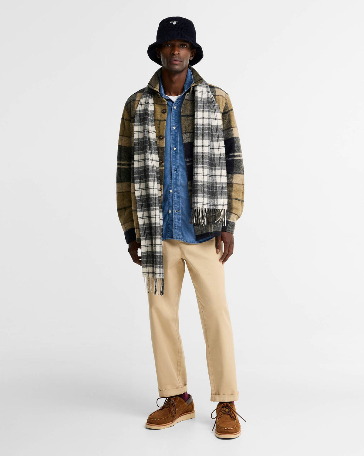 Woodlane Brushed Check Overshirt