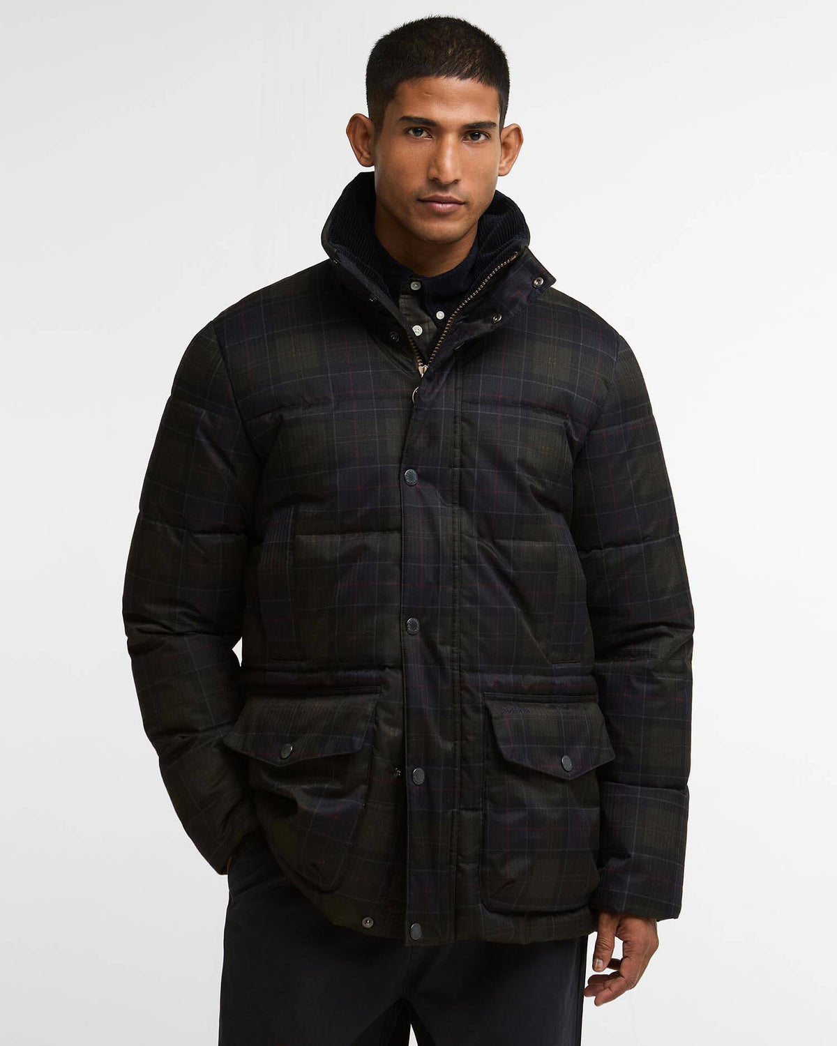 Lonnen Tartan Puffer Jacket