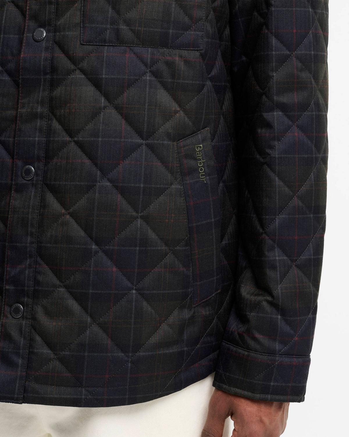 Tartan Shirt Quilted Jacket