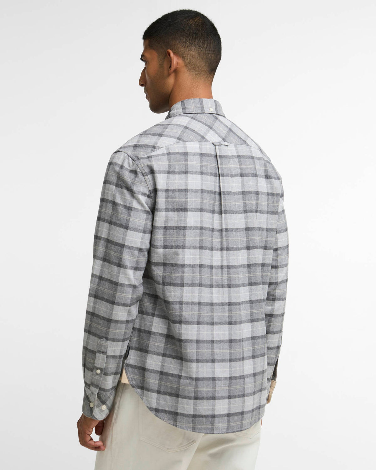 Mineral Tartan Authentic-Fit Long-Sleeved Shirt