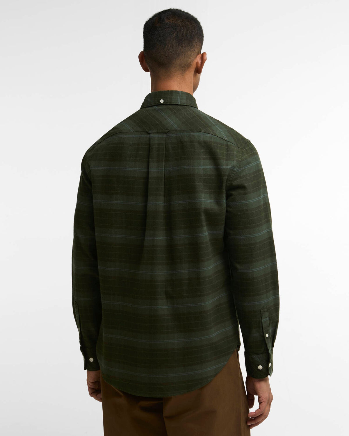 Mineral Tartan Authentic-Fit Long-Sleeved Shirt