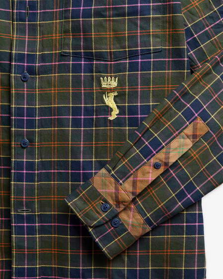 Paul Smith Loves Barbour Tartan Tailored Long-Sleeved Shirt