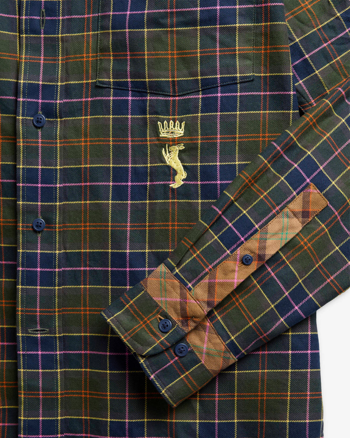 Paul Smith Loves Barbour Tartan Tailored Long-Sleeved Shirt