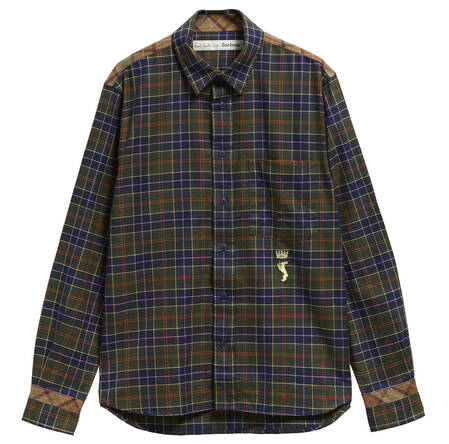 Paul Smith Loves Barbour Tartan Tailored Long-Sleeved Shirt