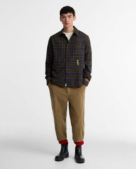 Paul Smith Loves Barbour Tartan Tailored Long-Sleeved Shirt