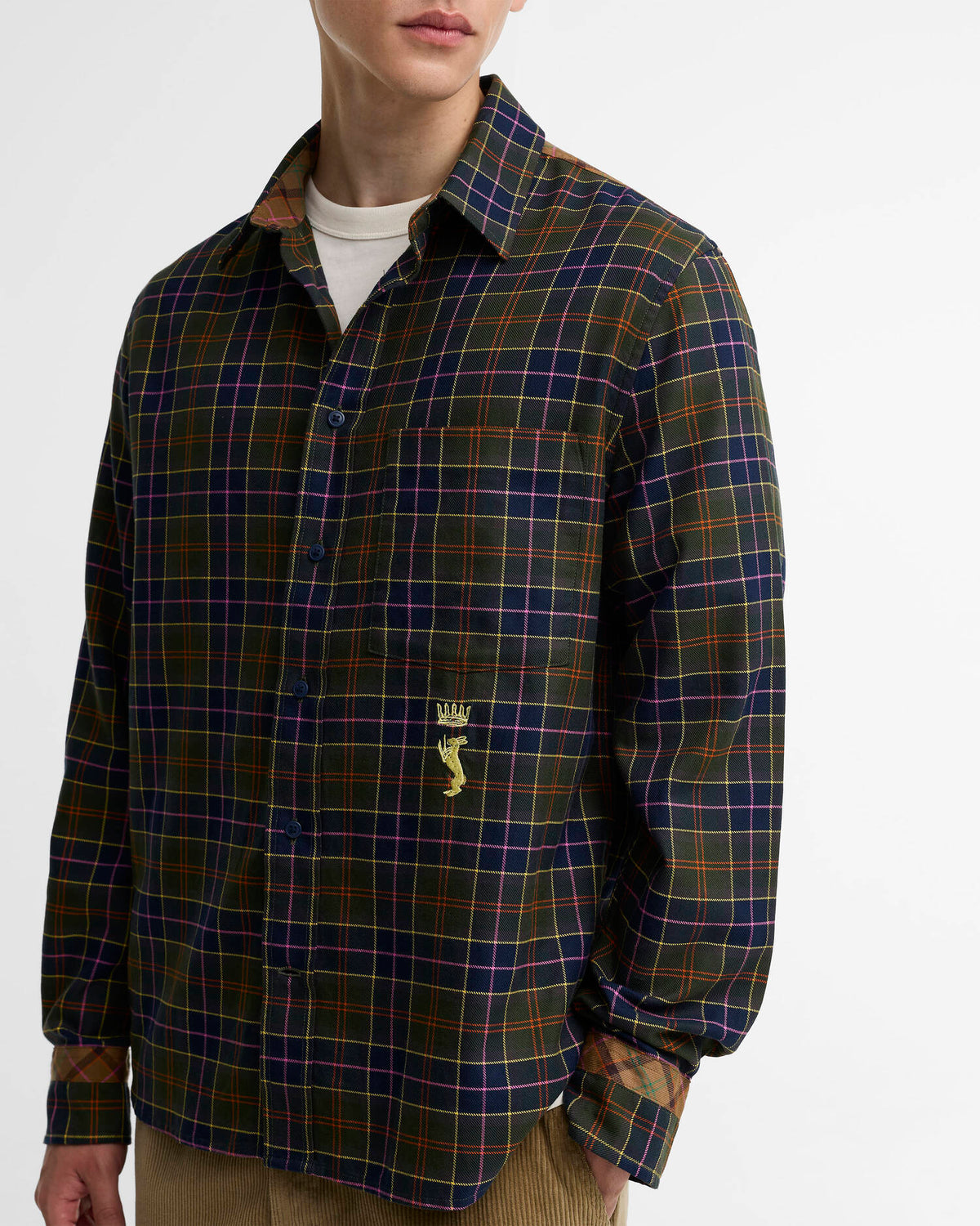Paul Smith Loves Barbour Tartan Tailored Long-Sleeved Shirt