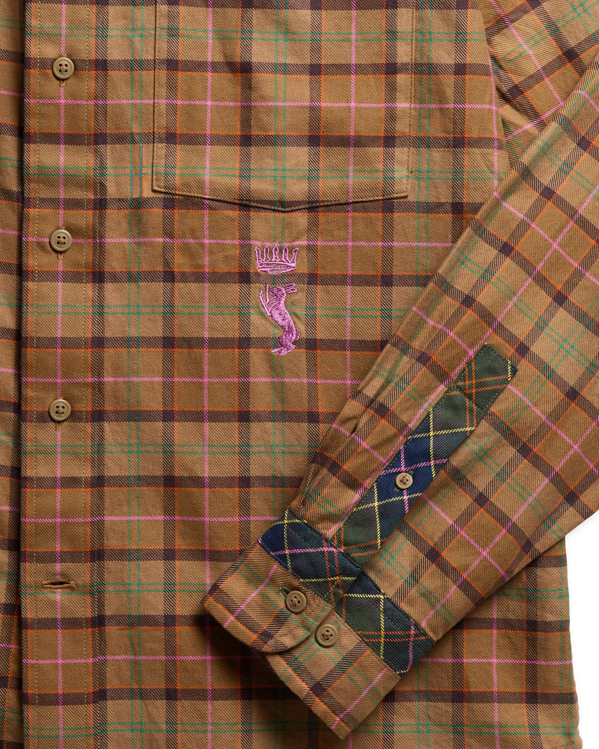 Paul Smith Loves Barbour Tartan Tailored Long-Sleeved Shirt