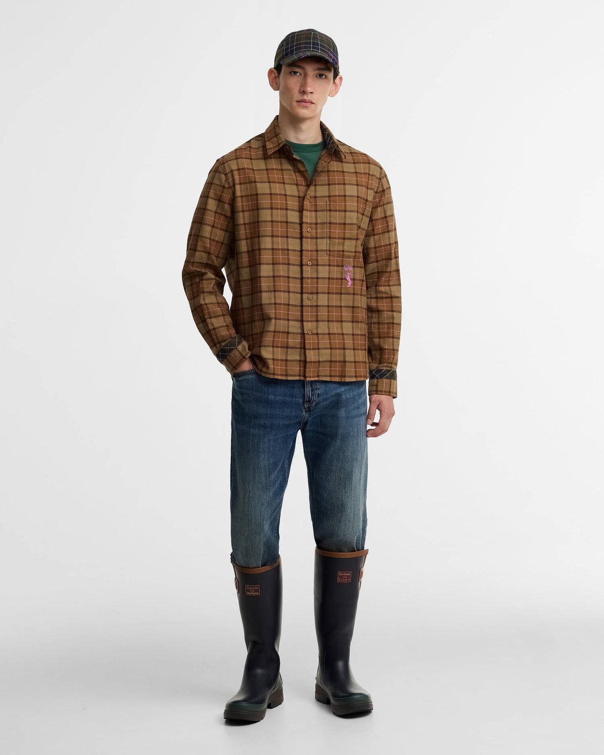 Paul Smith Loves Barbour Tartan Tailored Long-Sleeved Shirt