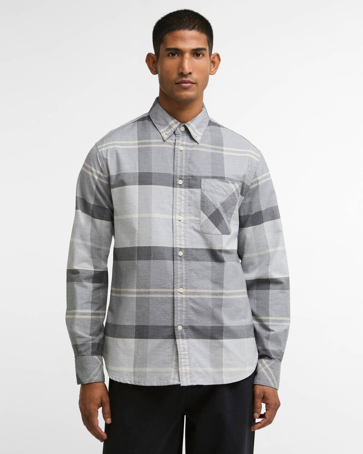 Mineral Tartan Dunoon Authentic-Fit Shirt