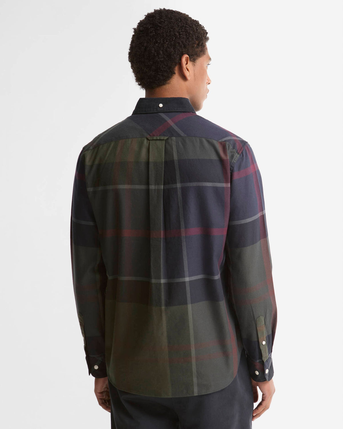 Dunoon Tartan Authentic-Fit Long-Sleeved Shirt