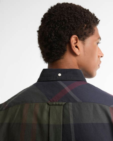 Dunoon Tartan Authentic-Fit Long-Sleeved Shirt