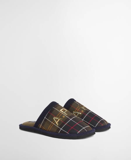 Barbour x A.P.C. Men's Tartan Slippers
