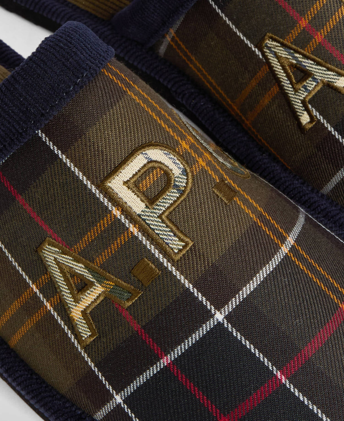 Barbour x A.P.C. Men's Tartan Slippers