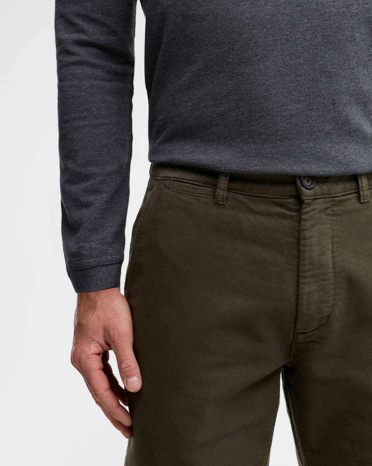 Moleskin Tailored Trousers