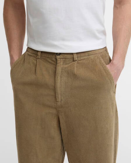Stretch Cord Relaxed Trousers