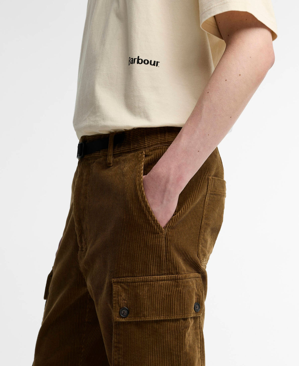 Leonard Oversized Cord Cargo Trousers