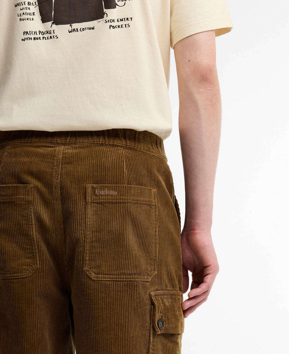Leonard Oversized Cord Cargo Trousers