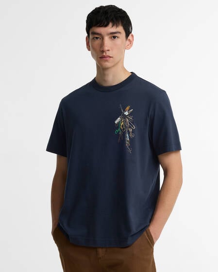 Paul Smith Loves Barbour Key Graphic T-Shirt